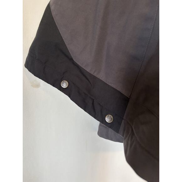 Fjallraven Luhkka Coat Jacket XS Poncho Womens Black Hood Insulated - Picture 8 of 16